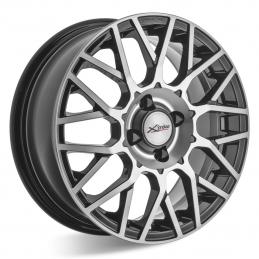 X`trike X-132 6x15 PCD4x100 ET40 DIA 60.1  BK/FP